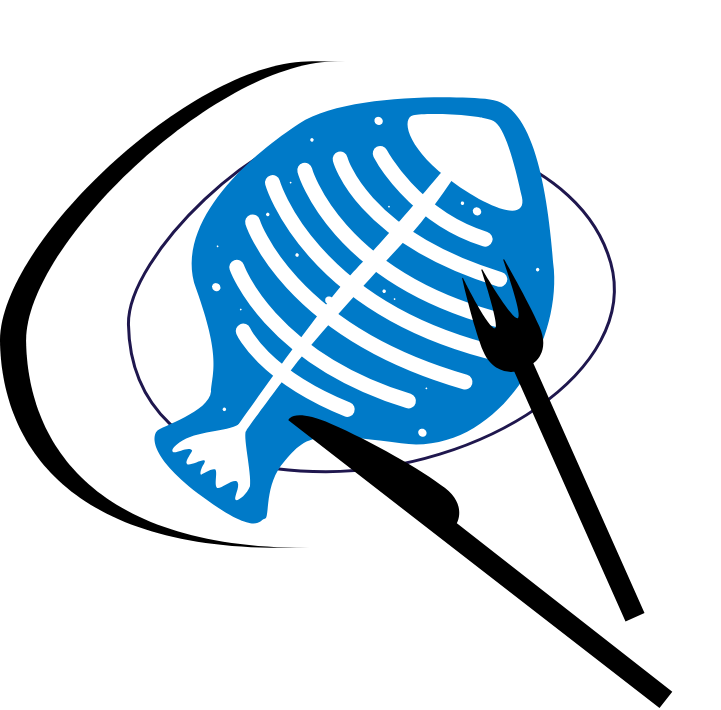 Fisk på en tallerken.